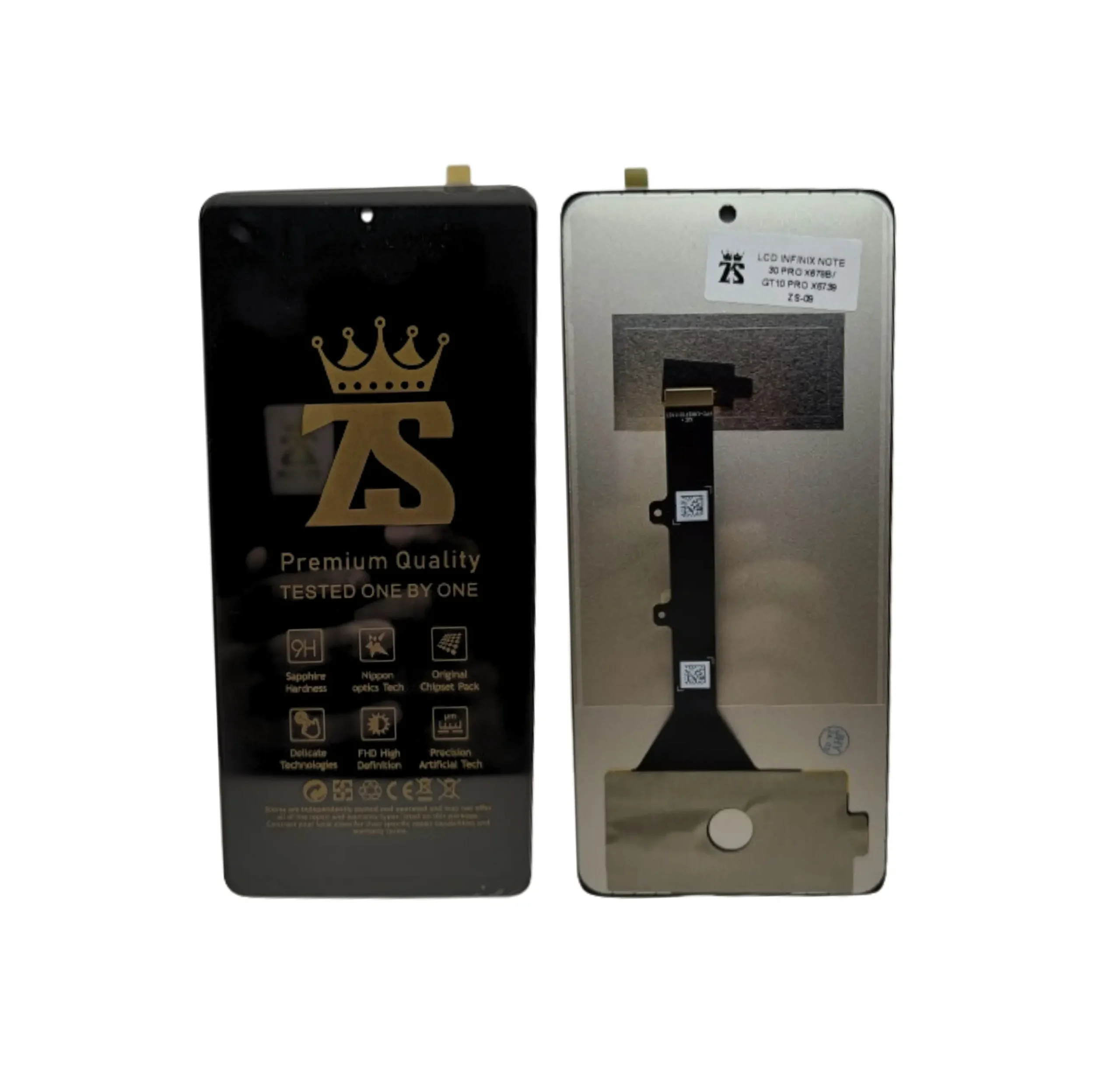 LCD HP Infinix GT 10 Pro Note 30 Pro X6739 X678B InCell Full Touchscreen – QC Tested Zevan Sparepart