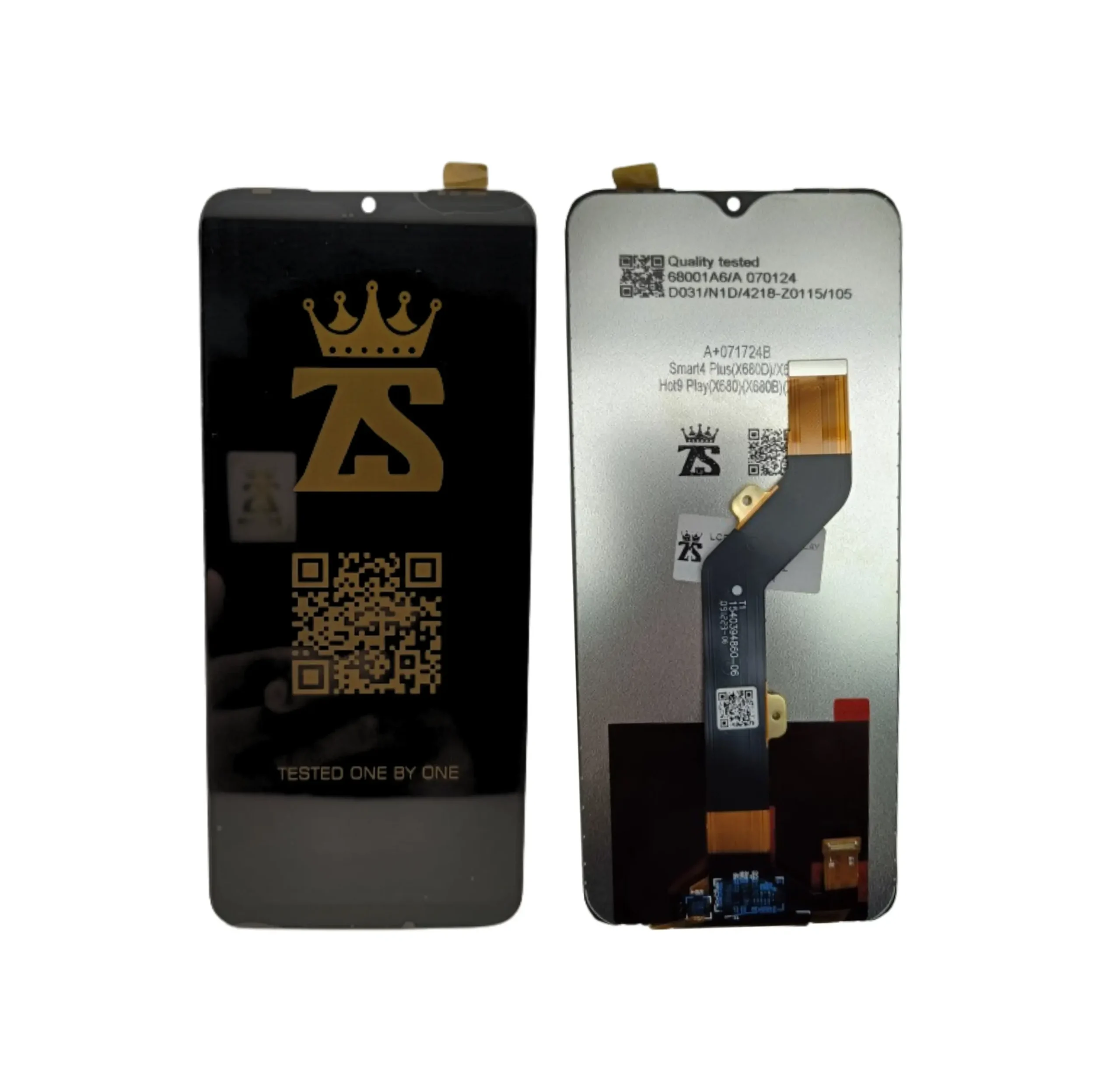 LCD HP Infinix Hot 10S Hot 10T Smart 6 Plus Vision 3 Plus InCell Full Touchscreen Universal – QC Tested Zevan Sparepart