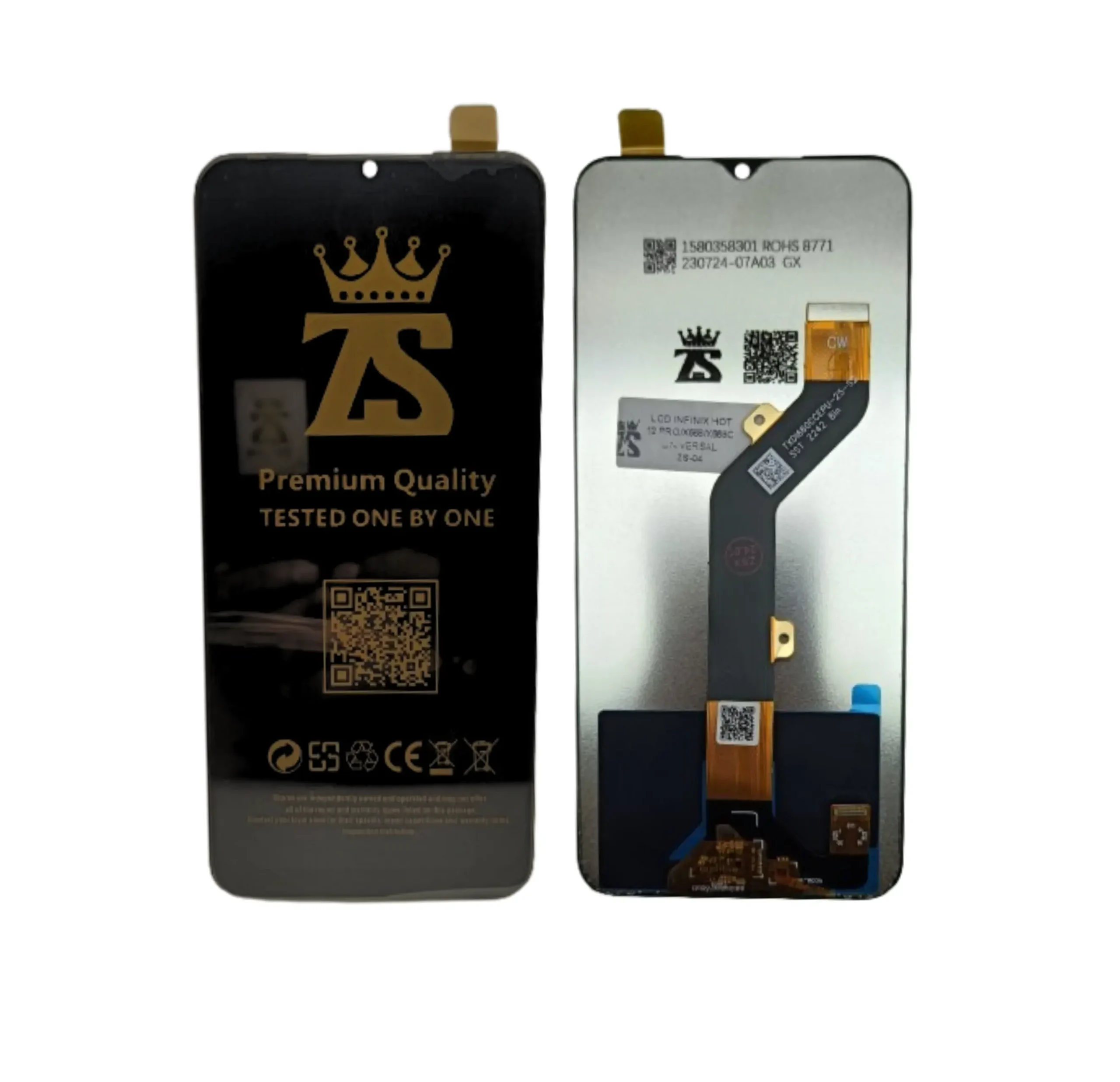 LCD HP Infinix Hot 12 Pro X668 Itel S18 InCell Full Touchscreen Universal – QC Tested Zevan Sparepart