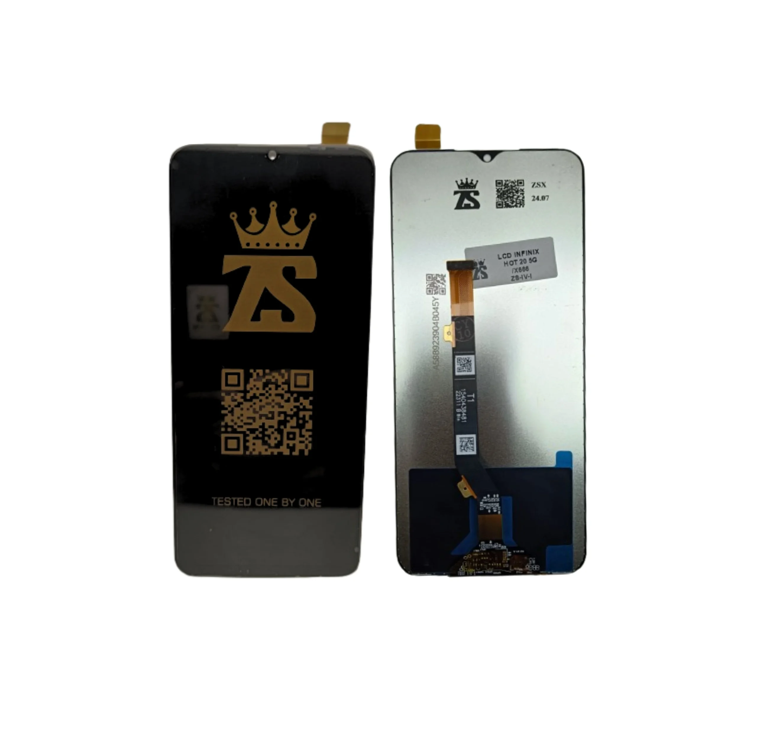 LCD HP Infinix Hot 20 5G X666 InCell Full Touchscreen – QC Tested Zevan Sparepart
