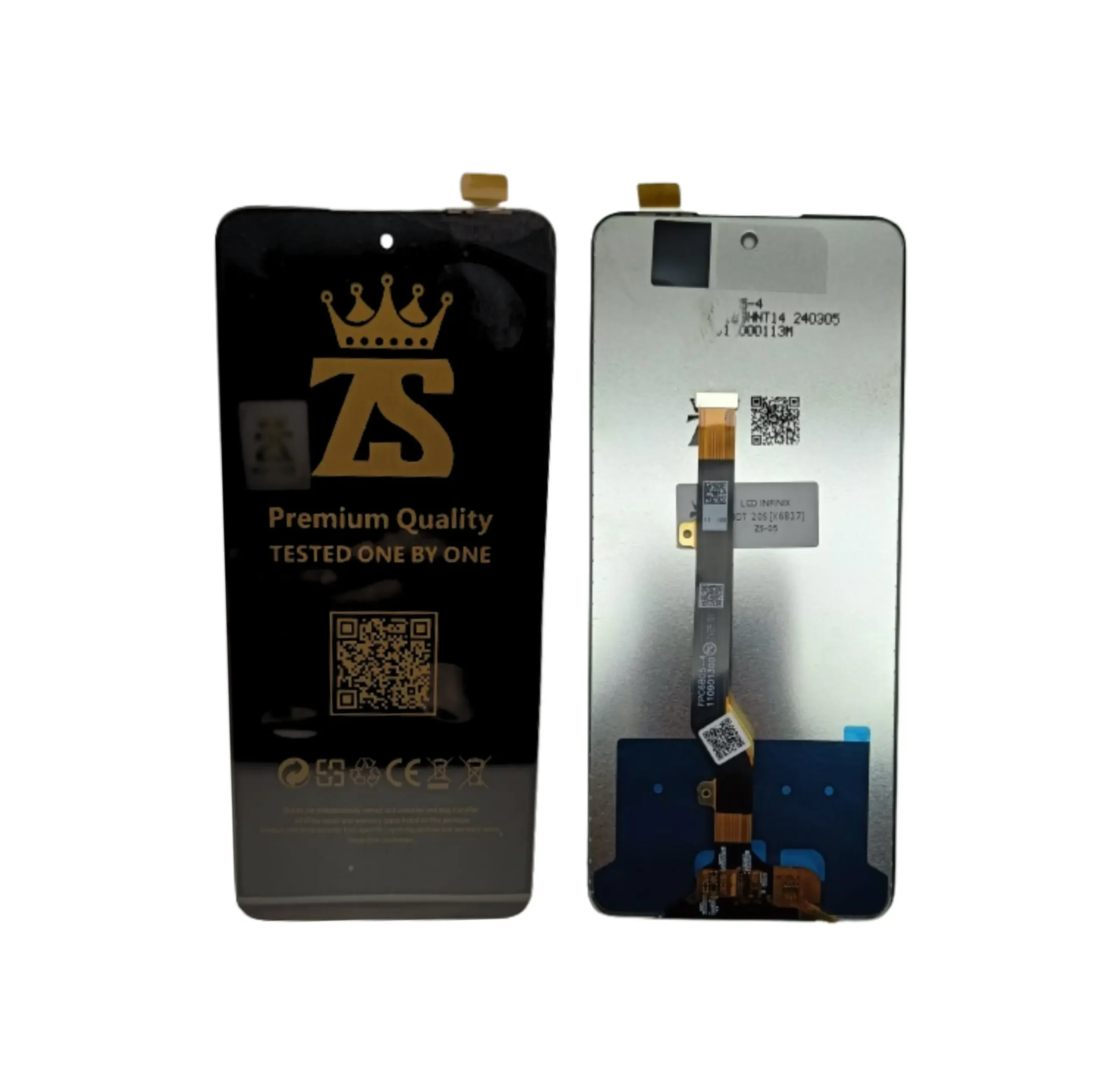 LCD HP Infinix Hot 20S InCell Full Touchscreen – QC Tested Zevan Sparepart