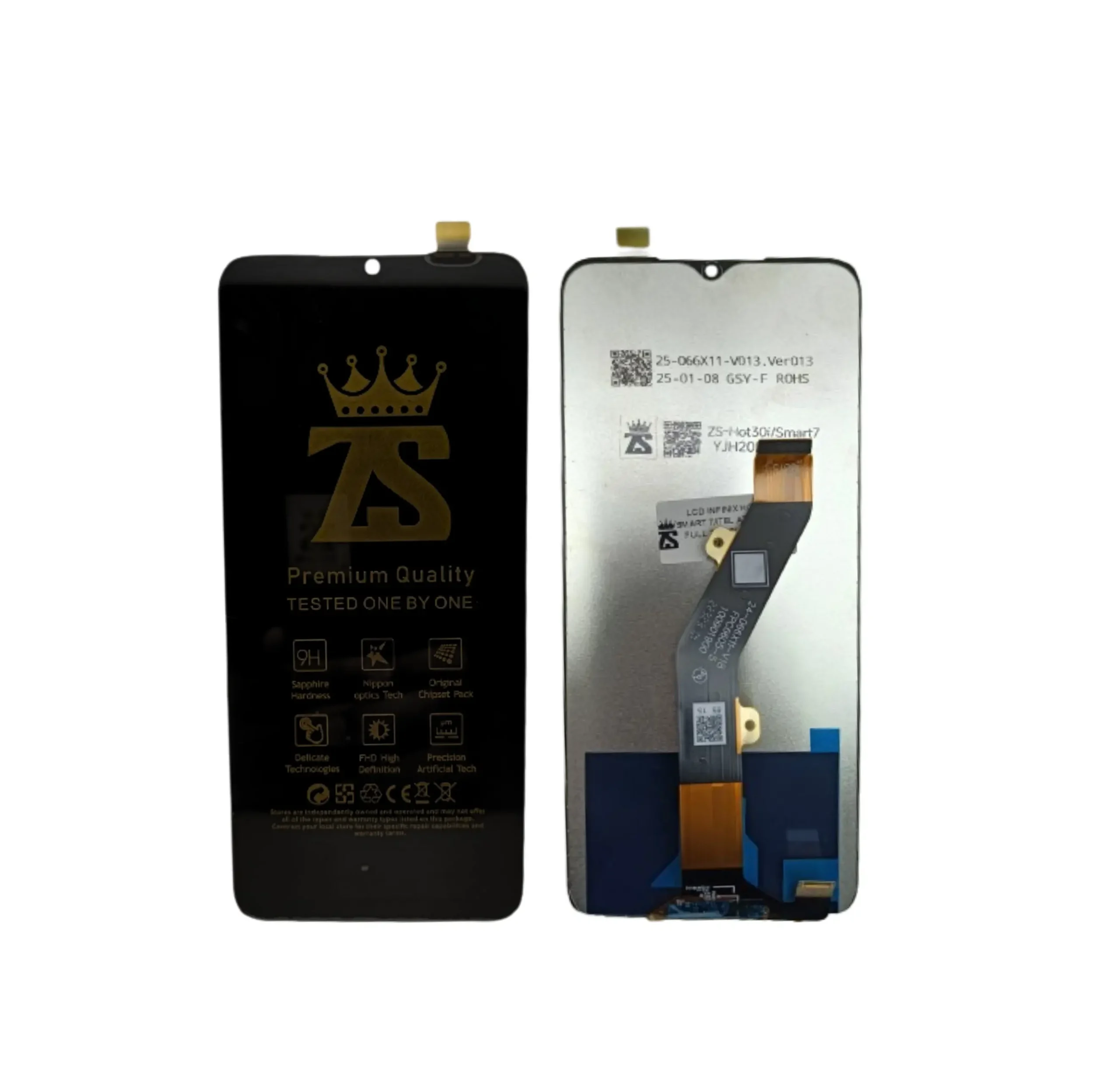 LCD HP Infinix Hot 30i Smart 7 Itel A70 InCell Full Touchscreen Universal – QC Tested Zevan Sparepart