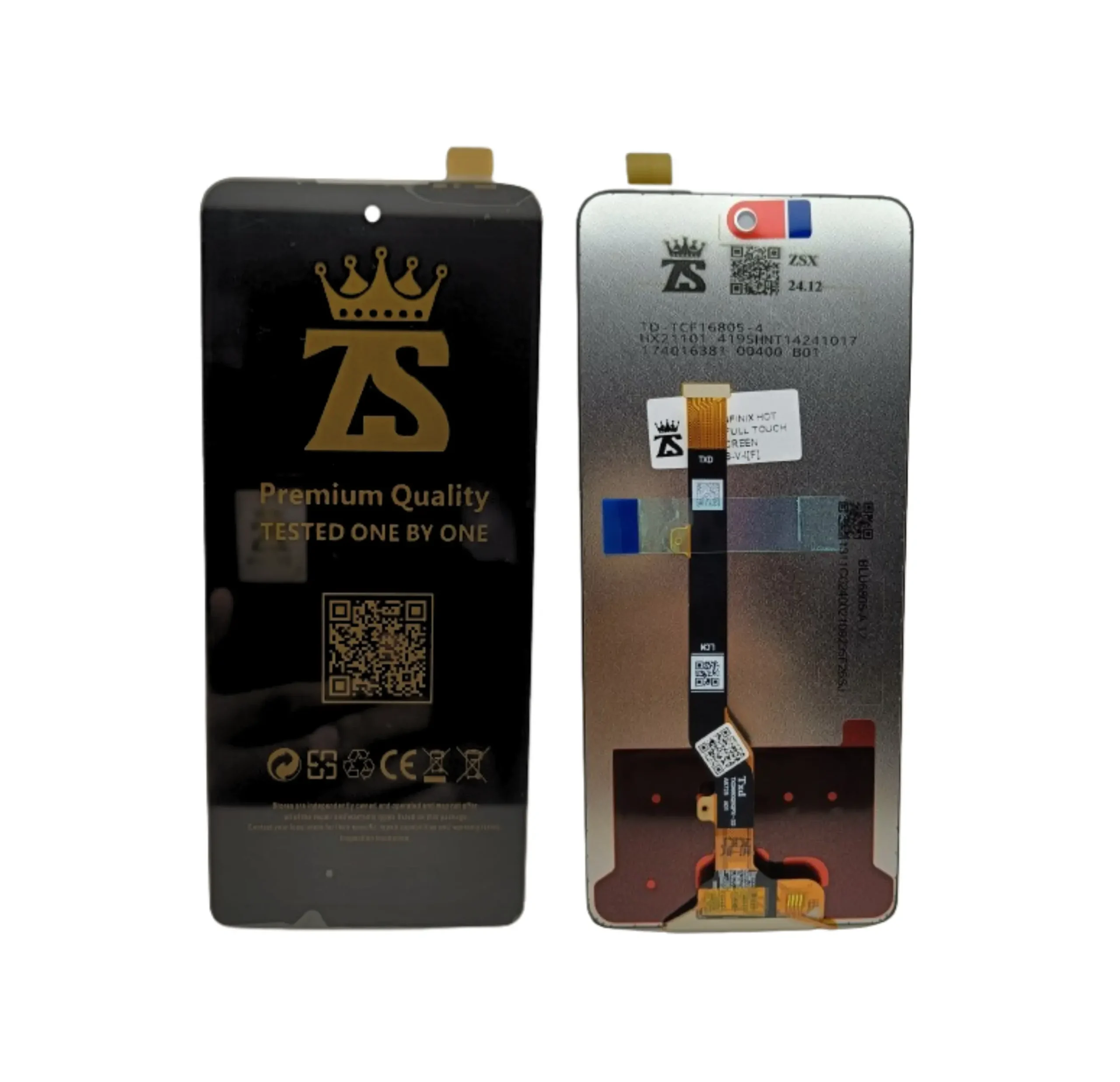 LCD HP Infinix Hot 40 Hot 40 Pro Note 40X Spark 20 Pro InCell Full Touchscreen – QC Tested Zevan Sparepart